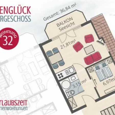 Lägenhet Duenenglueck, 32 Cuxhaven